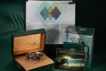 2003 Rolex Two-Tone Submariner 16613 Black Dial with Box &amp