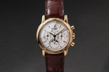 1999 Patek Philippe 18K YG Perpetual Calendar Chronograph 3970J with Papers 
