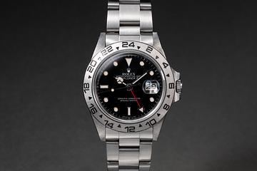 1986 Rolex Explorer II 16550 Black Dial with Box & Papers