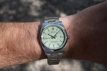 2026 Rolex Oyster Perpetual 126000 Pistachio Dial with Box & Papers