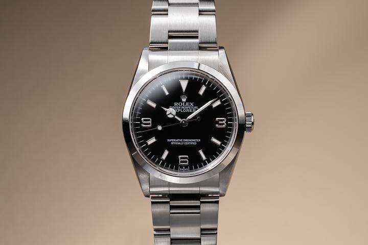 1998 Rolex Explorer 14270 with SWISS only Dial | Tropical Watch