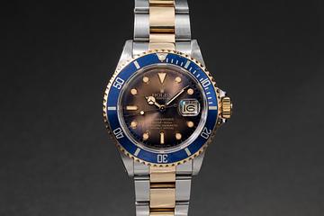1988 Rolex Two-Tone Submariner 16613 Tropical Blue Dial