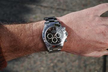 NOS 1999 Rolex Zenith Daytona 16520 Black Dial with Box and Papers 