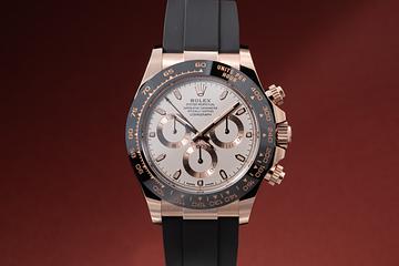 2021 Rolex 18K RG Daytona 116515LN Silver Dial with Box & Papers