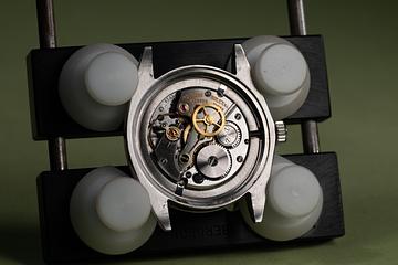 1967 Rolex Oyster 6426 Black Dial with Service Paper | Tropical Watch