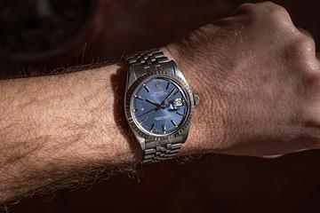 1973 Rolex DateJust 1603 Blue Dial 