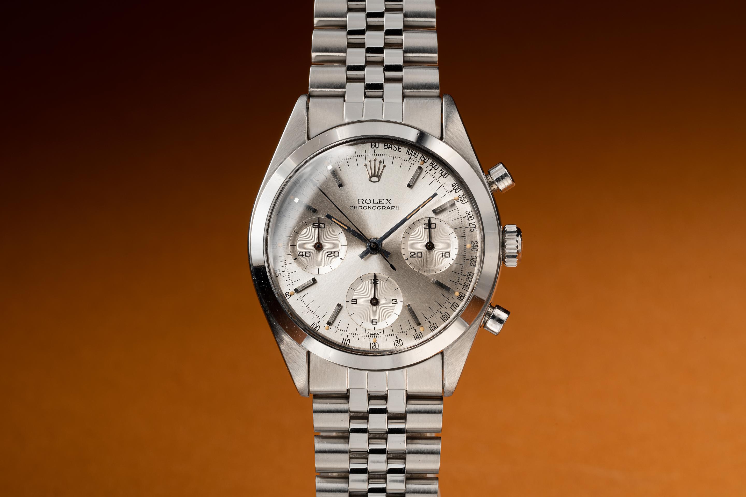1963 Rolex Pre-Daytona Chronograph 6238 Silver Dial | Tropical Watch