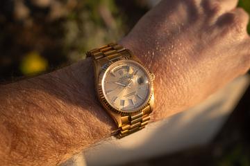 1987 Rolex Day-Date 18038 Champagne Dial 