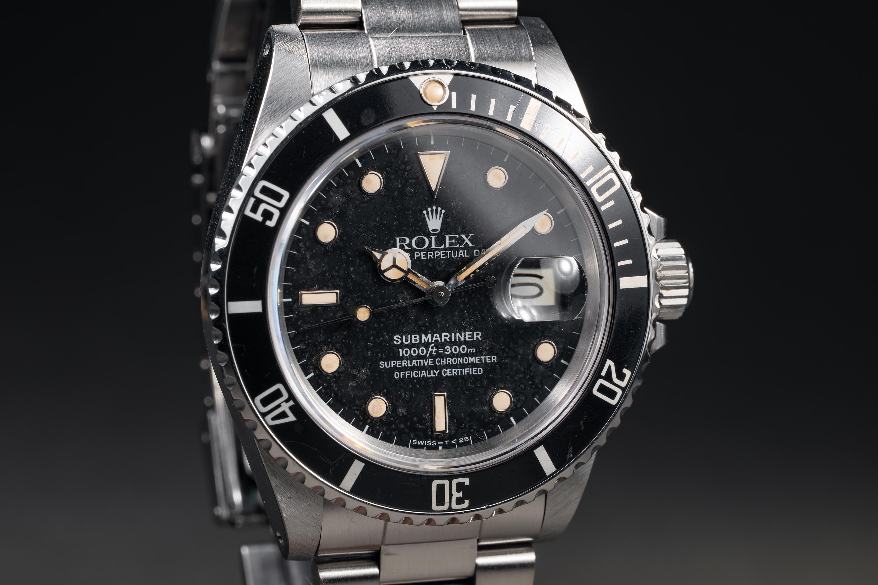 1986 Rolex Submariner 16800 WGS Dial | Tropical Watch