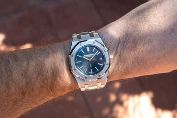 2015 Audemars Piguet Royal Oak Jumbo 15202ST with Box & Papers