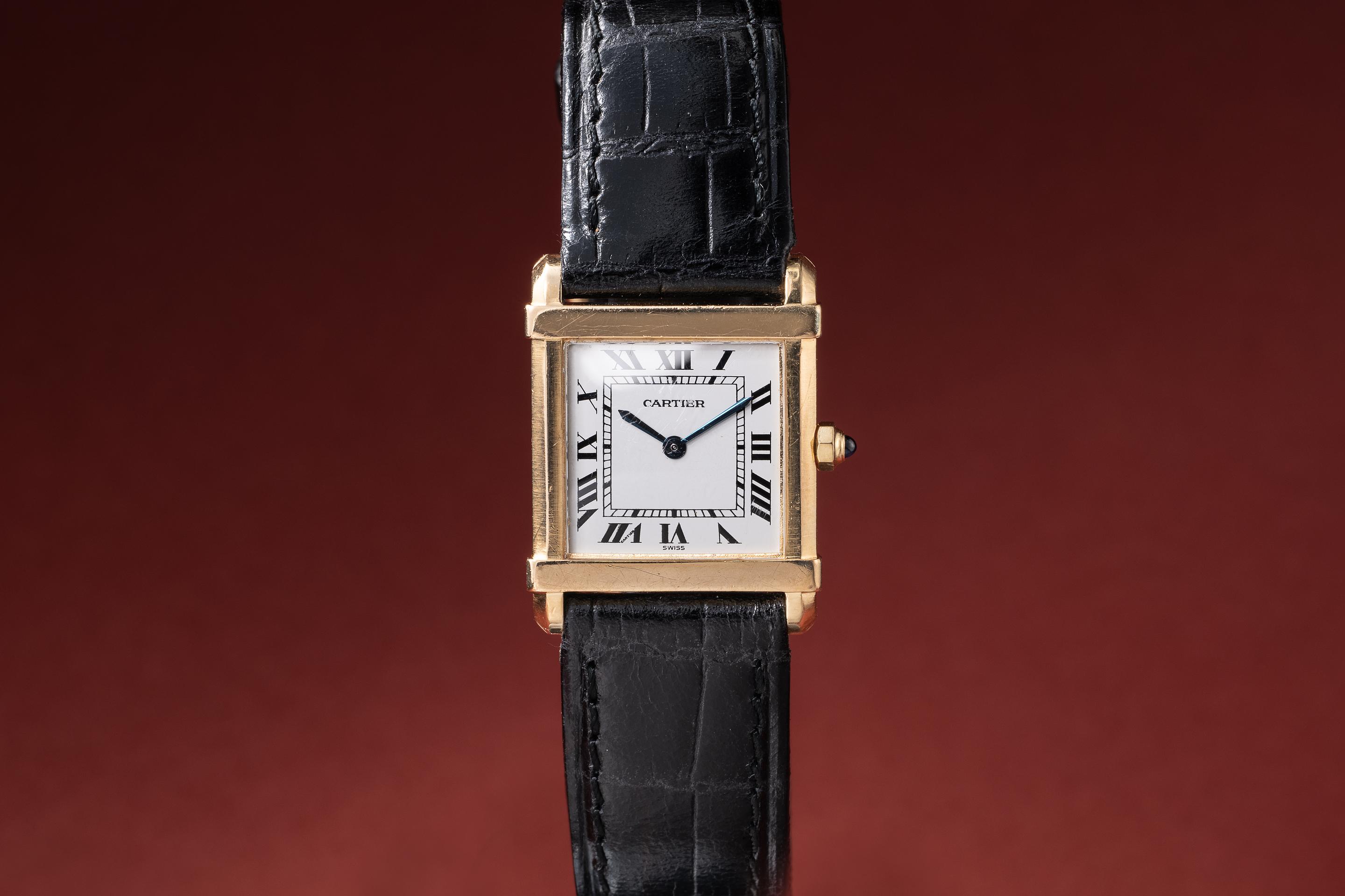 Cartier 18K YG Tank Chinoise Quartz 81051 | Tropical Watch