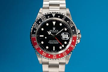 2001 Rolex GMT 16710 with Coke Bezel