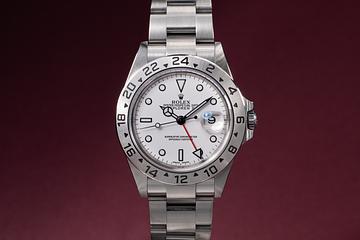 2003 Rolex Explorer II 16570 White Dial