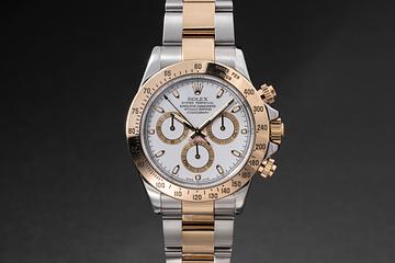 2008 Rolex  Two-Tone Daytona 116523 White Dial with Papers