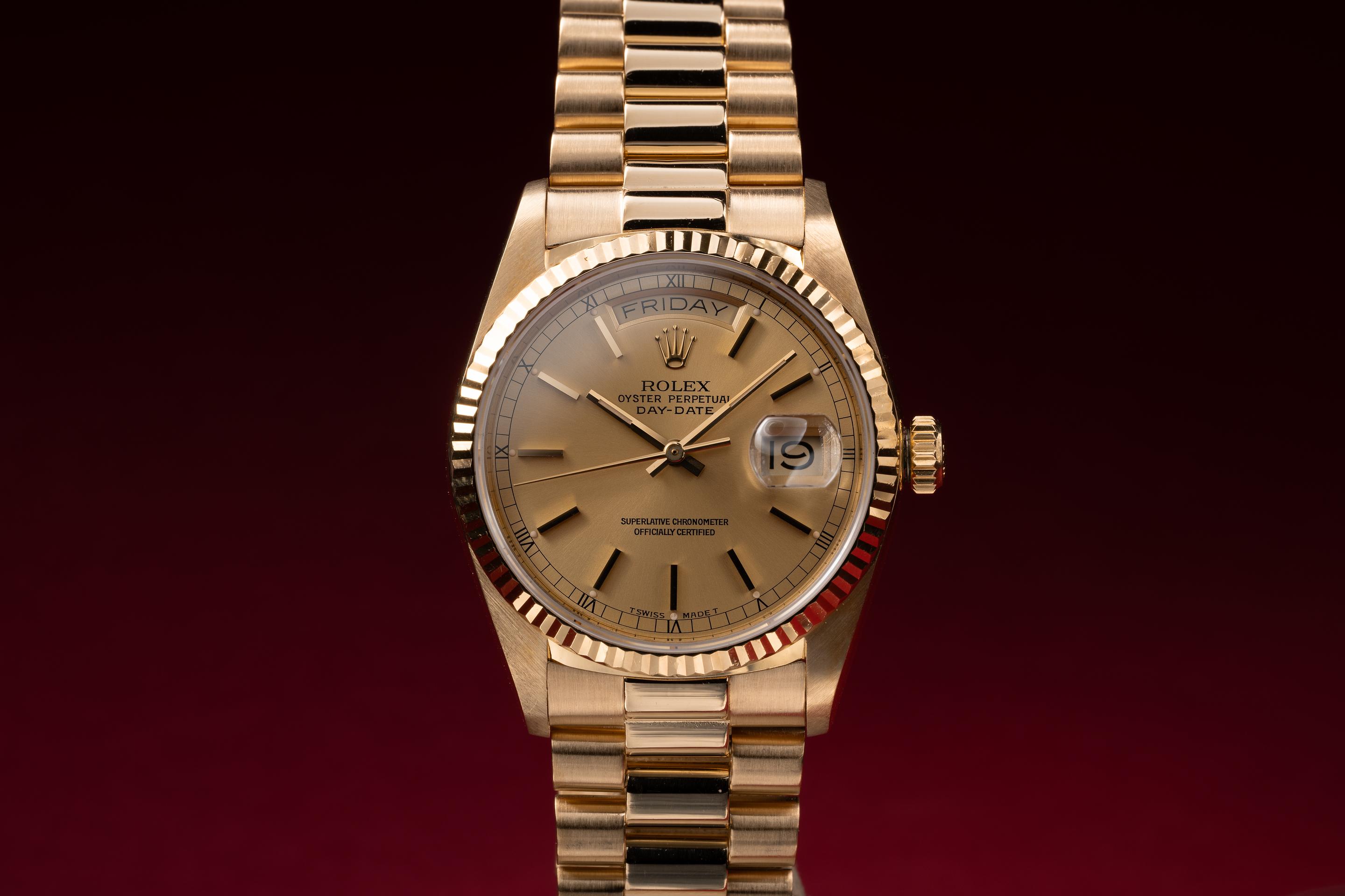 1987 rolex day outlet date