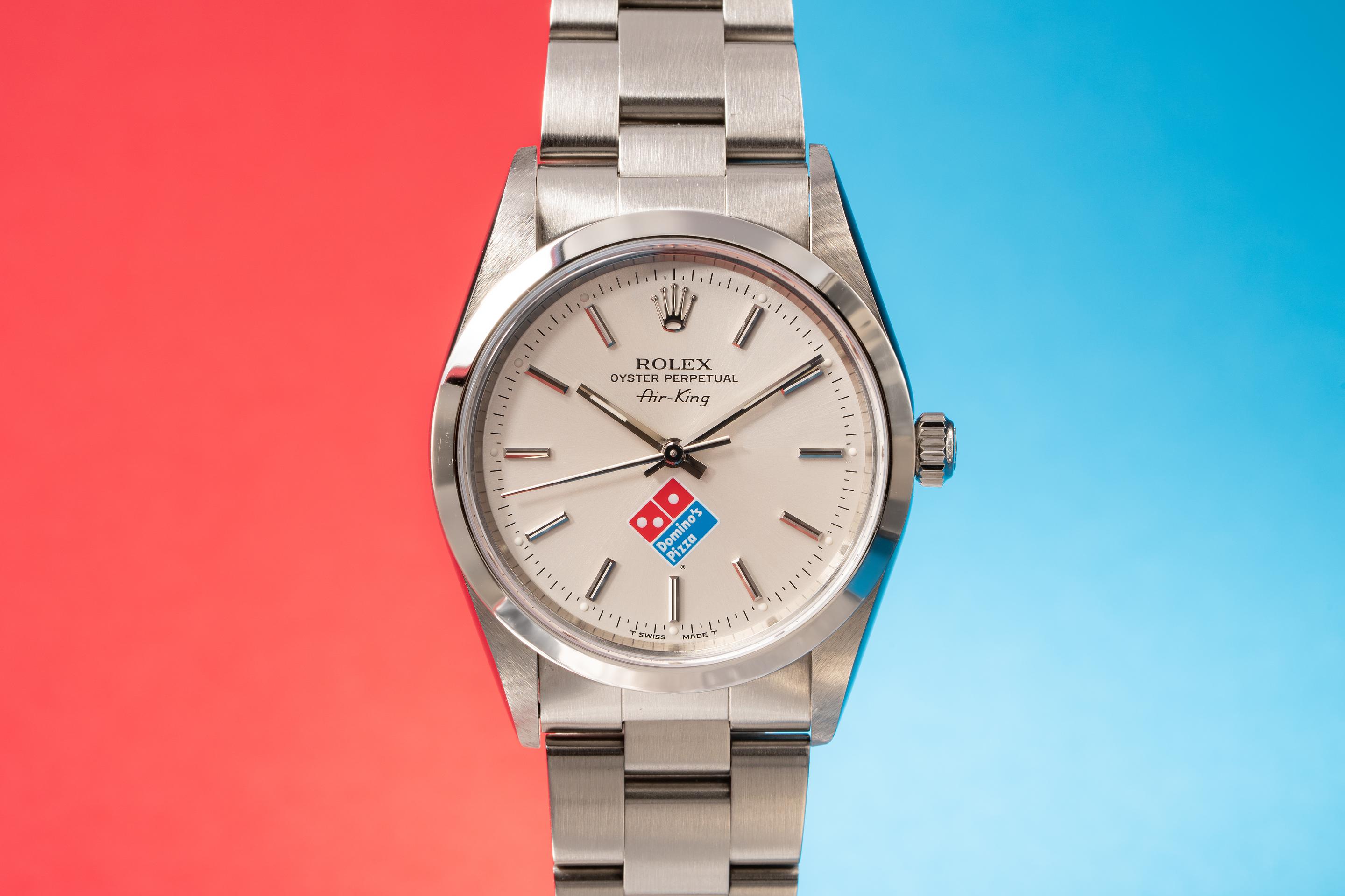 Rolex air king hot sale domino's pizza price