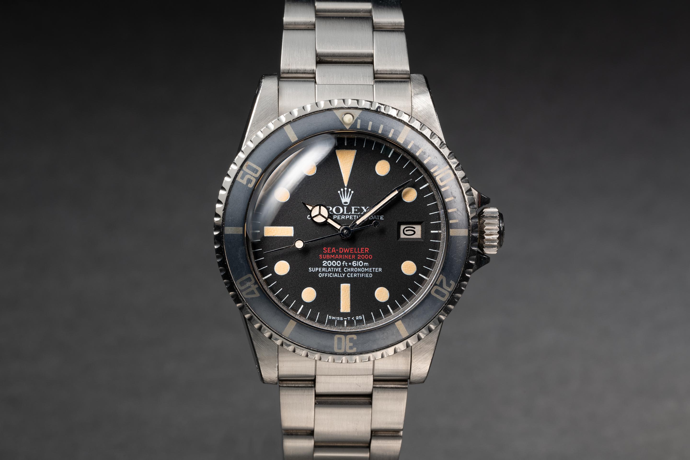 Tropical Watch 1976 Rolex Double Red Sea Dweller 1665 Mark IV Dial