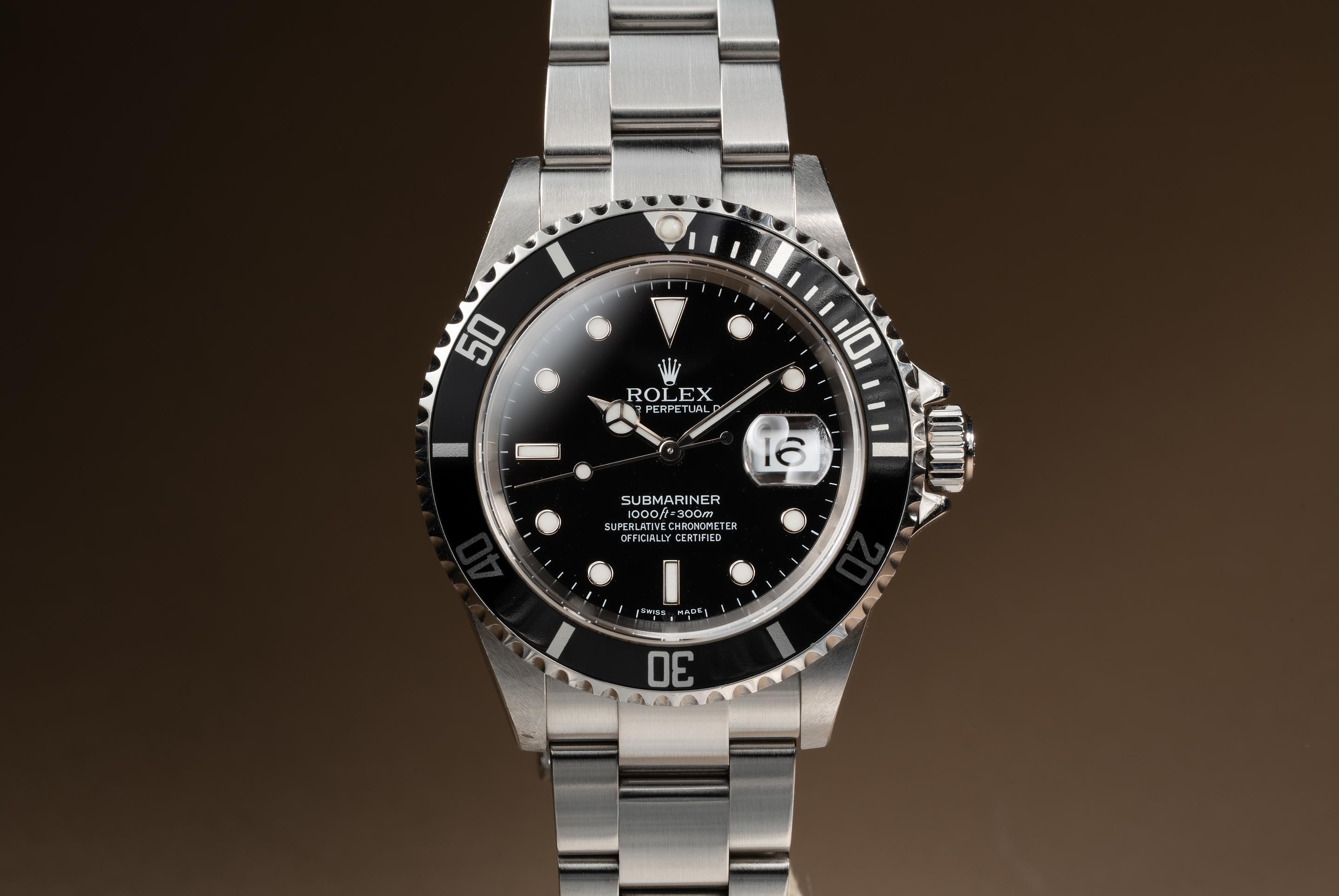 Tropical Watch 2003 Rolex Submariner 16610 with Papers