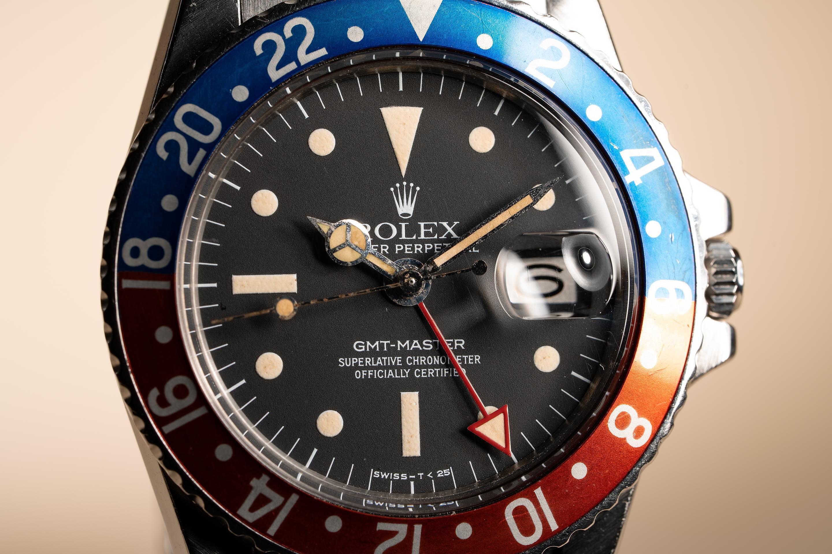 Tropical Watch 1975 Rolex GMT Master 1675 Radial Dial with