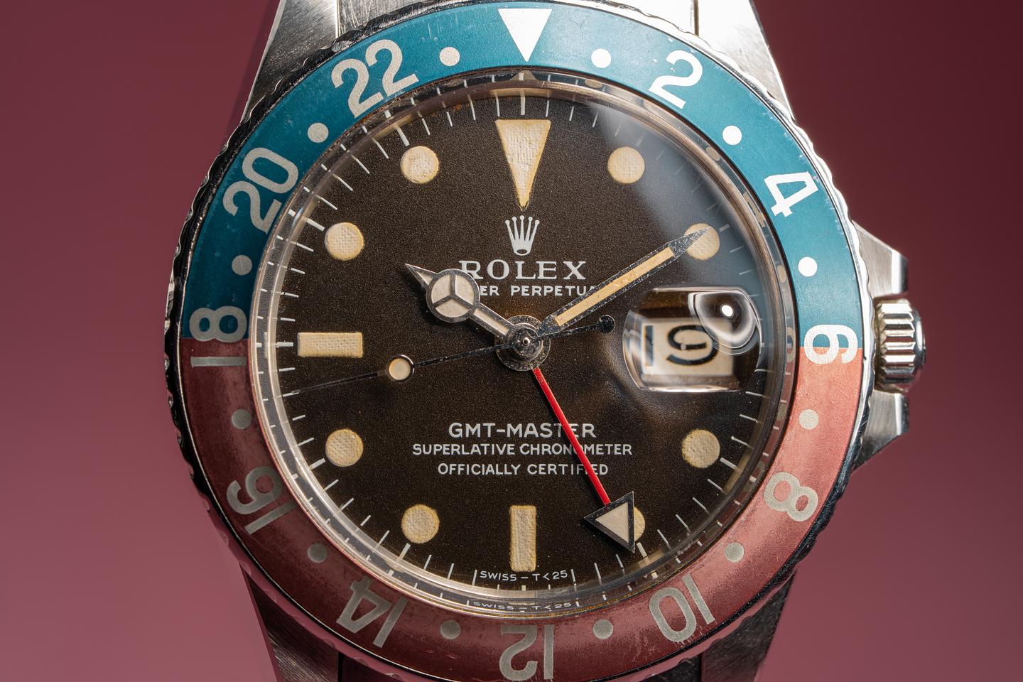 Tropical Watch - 1968 Rolex GMT 1675 with Tropical Dial ...