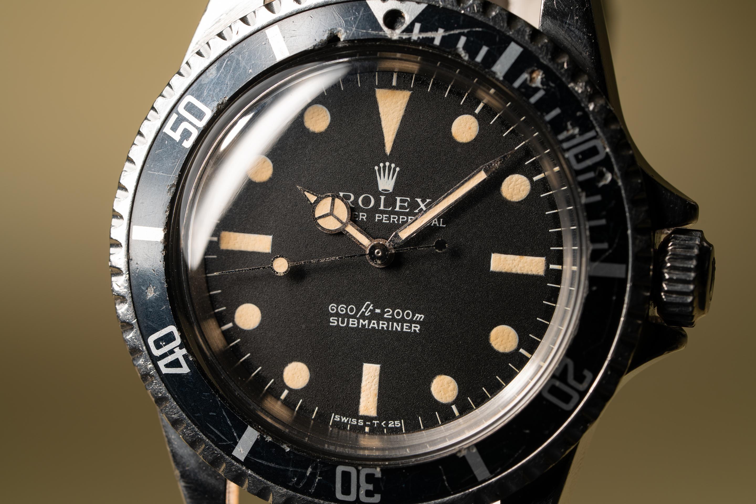 Tropical Watch 1968 Rolex Submariner 5513 Serif Dial with