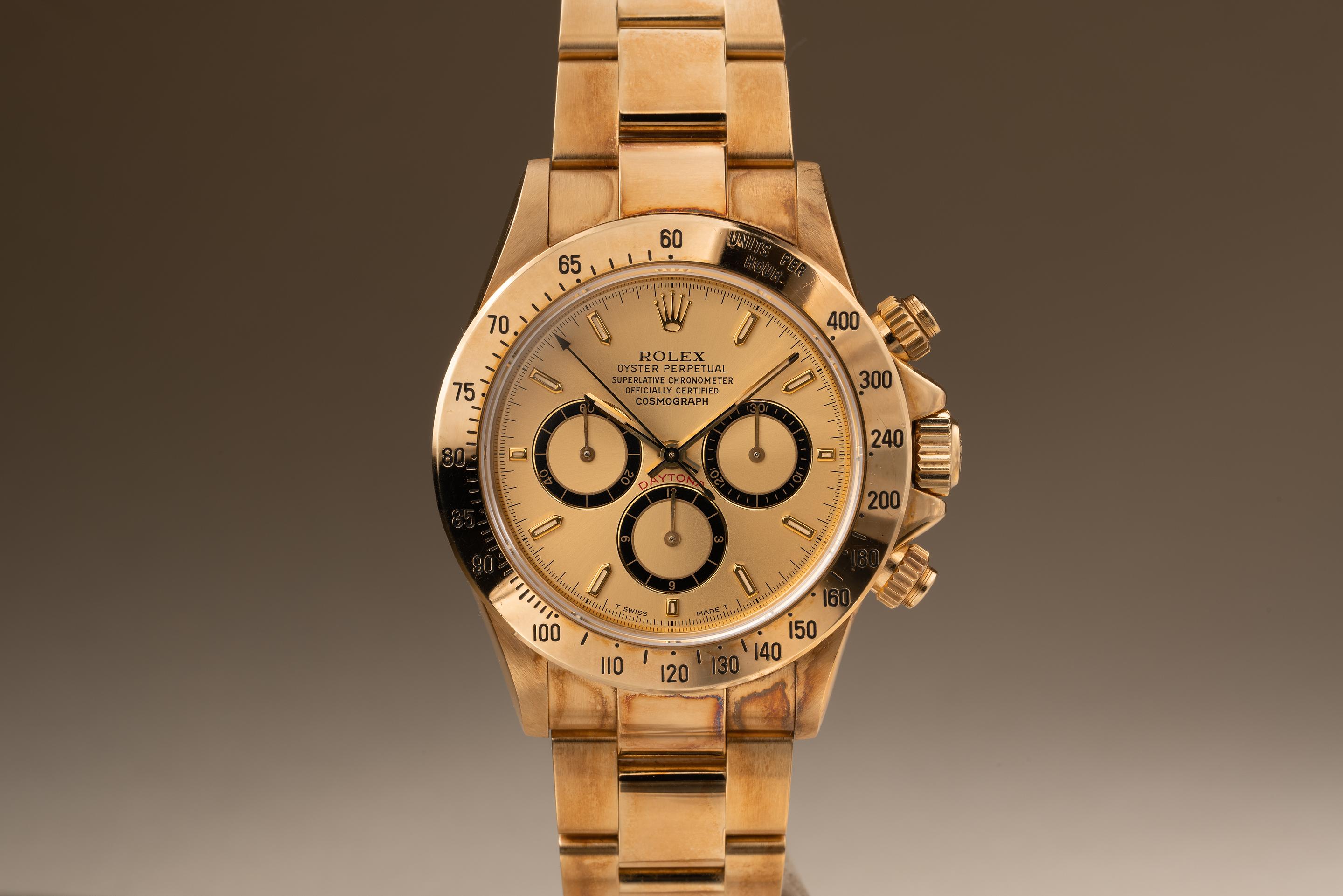 Rolex daytona 16528 on sale gold