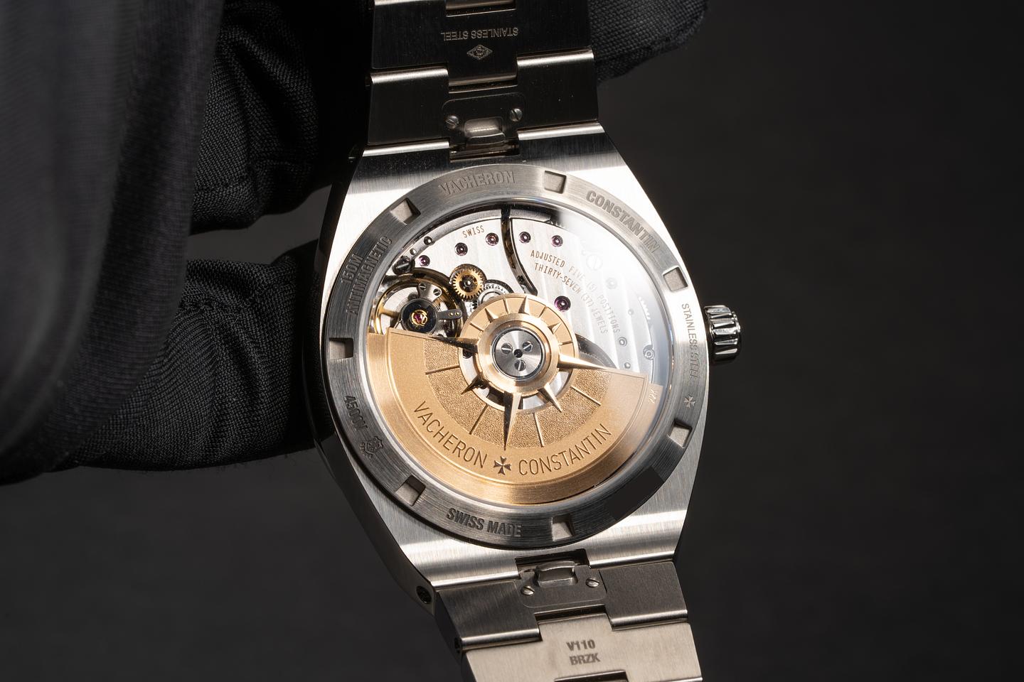 vc overseas silver dial