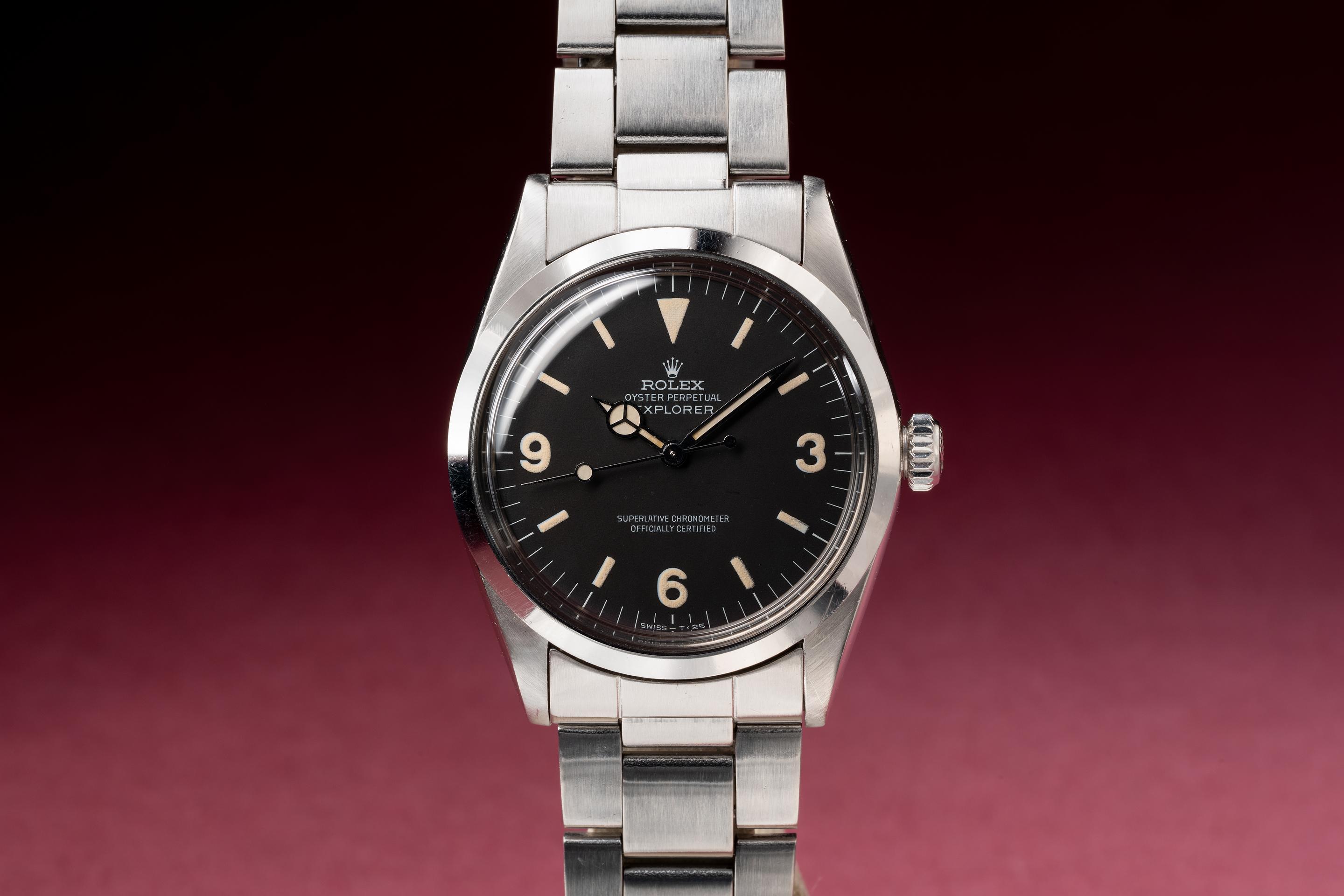Tropical Watch 1970 Rolex Explorer 1016 Matte Dial with Box and Papers