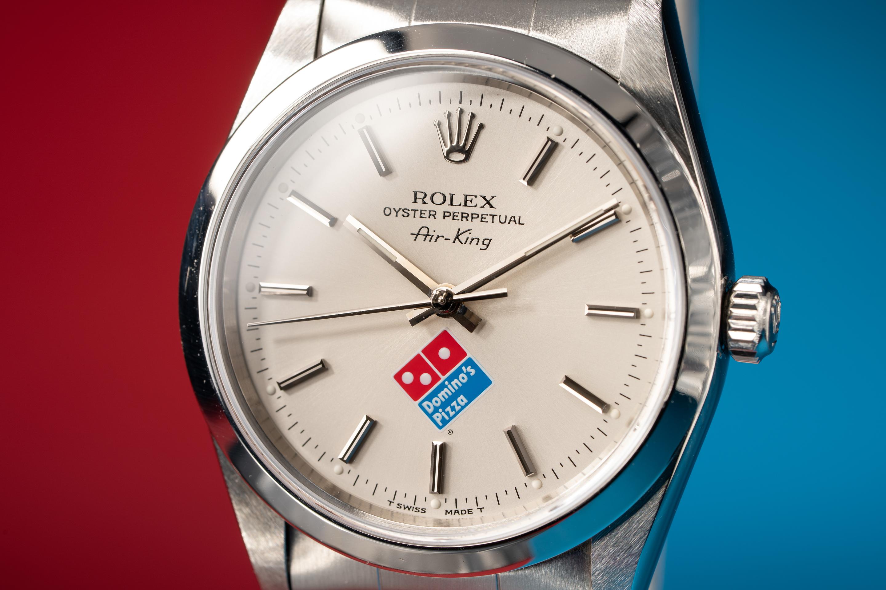 Dominos 2024 rolex watch