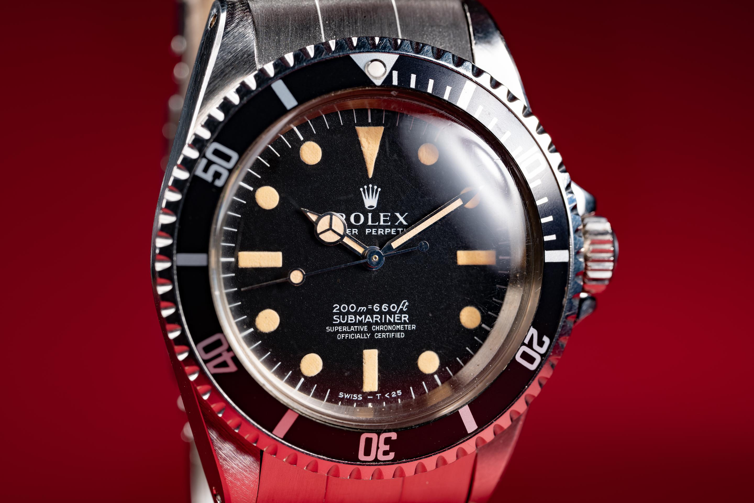 Tropical Watch 1967 Rolex Submariner 5512 Meters First Dial