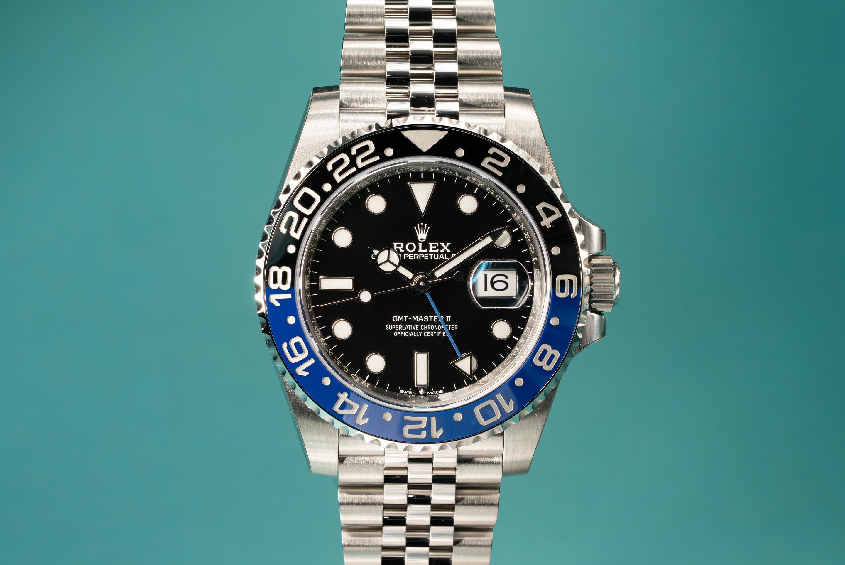 Tropical Watch Mint Rolex Gmt Master Ii blnr Batman With Papers And Factory Stickers
