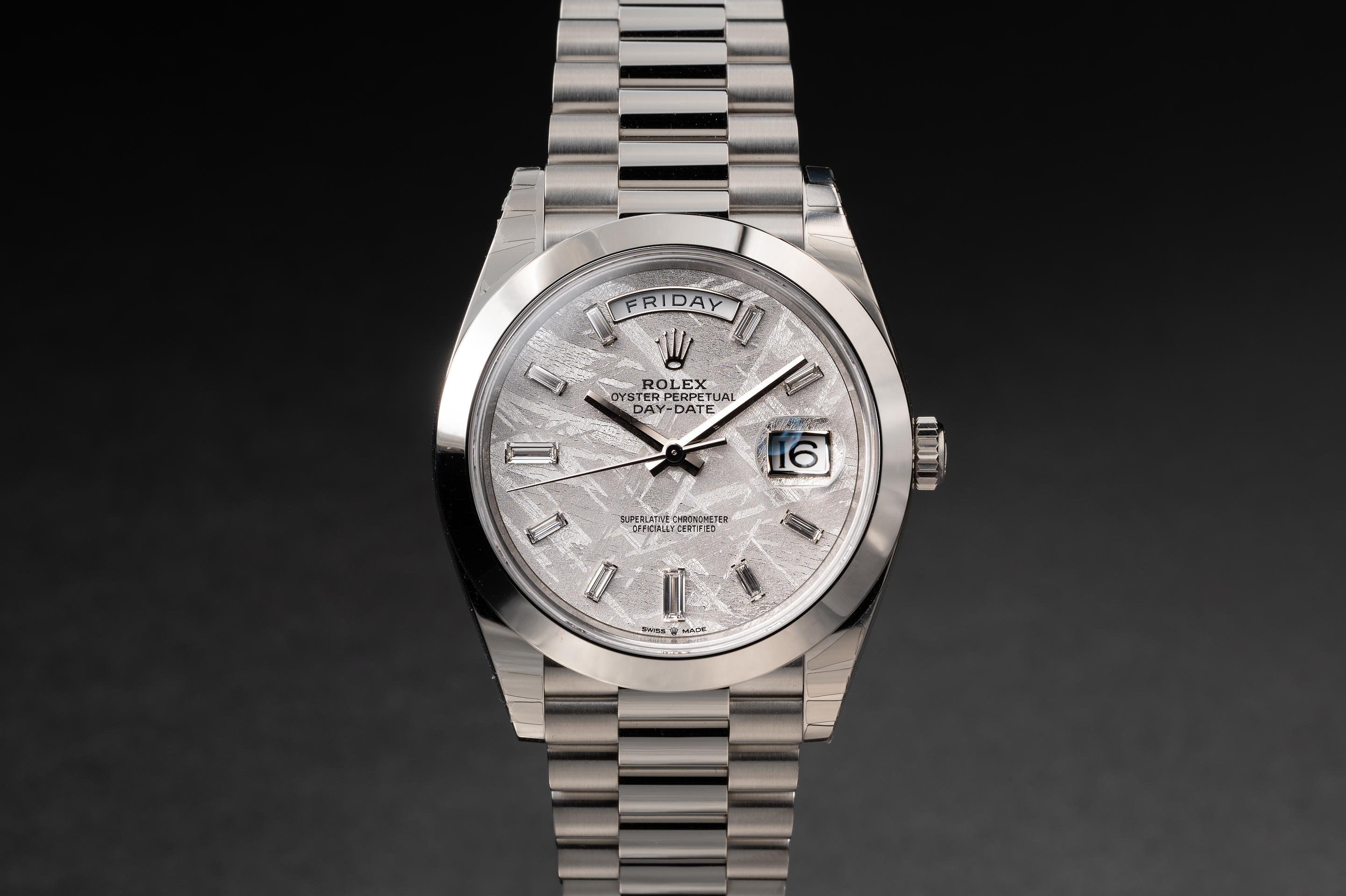 激レア！マスダヤ　プレニカ ROLEX USED デイデイト40 Ref.228206A プラチナのケース