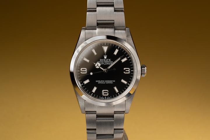 2000 Rolex Explorer 114270 Tropical Watch