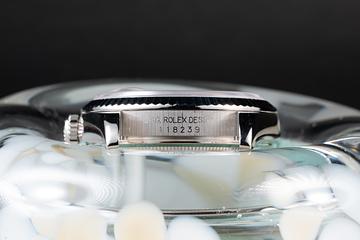 2003 Rolex 18K WG Day-Date 118239 Cherry Dial