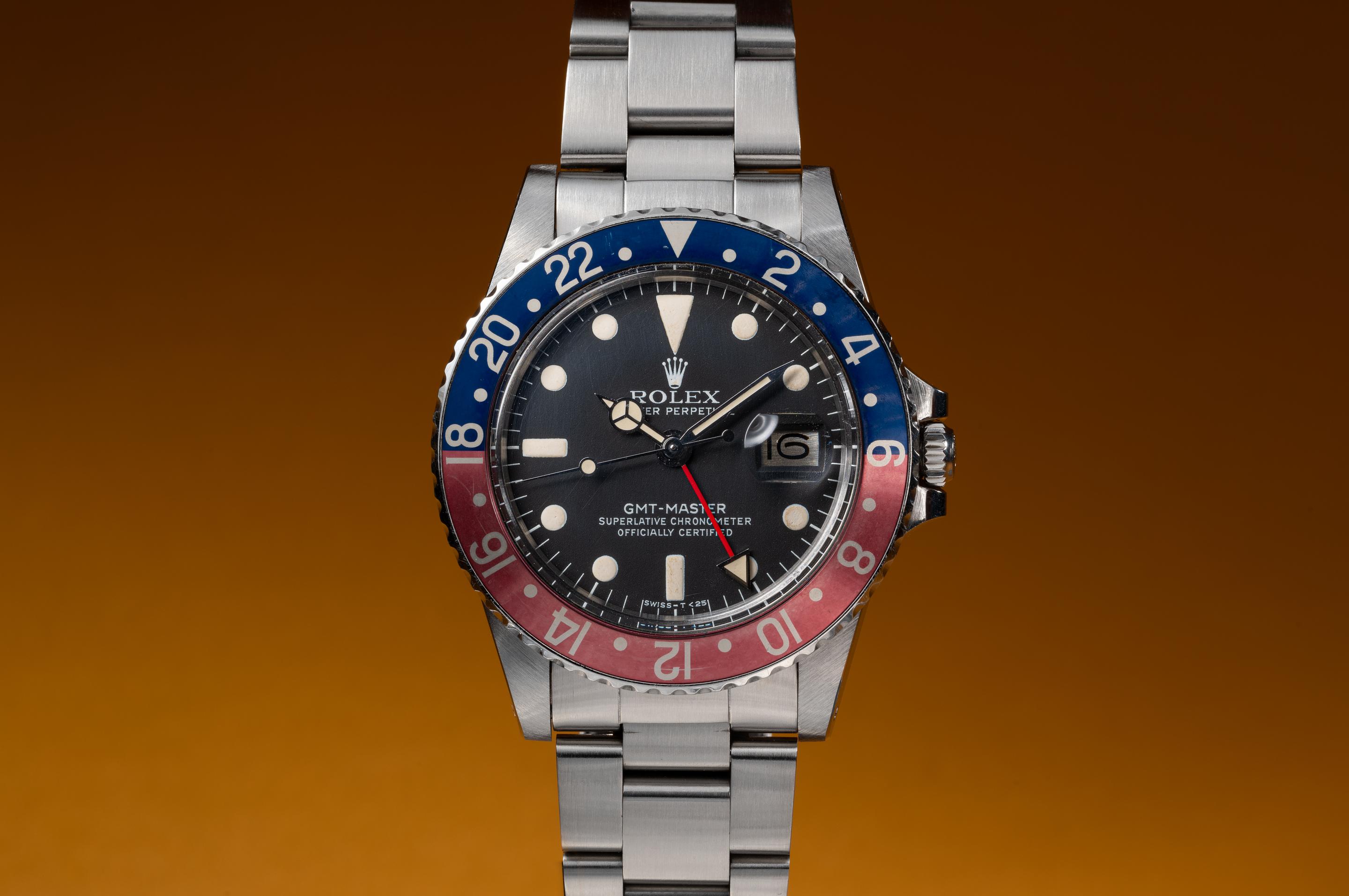 Tropical Watch 1978 Rolex GMT Master 1675 MK 5 Dial