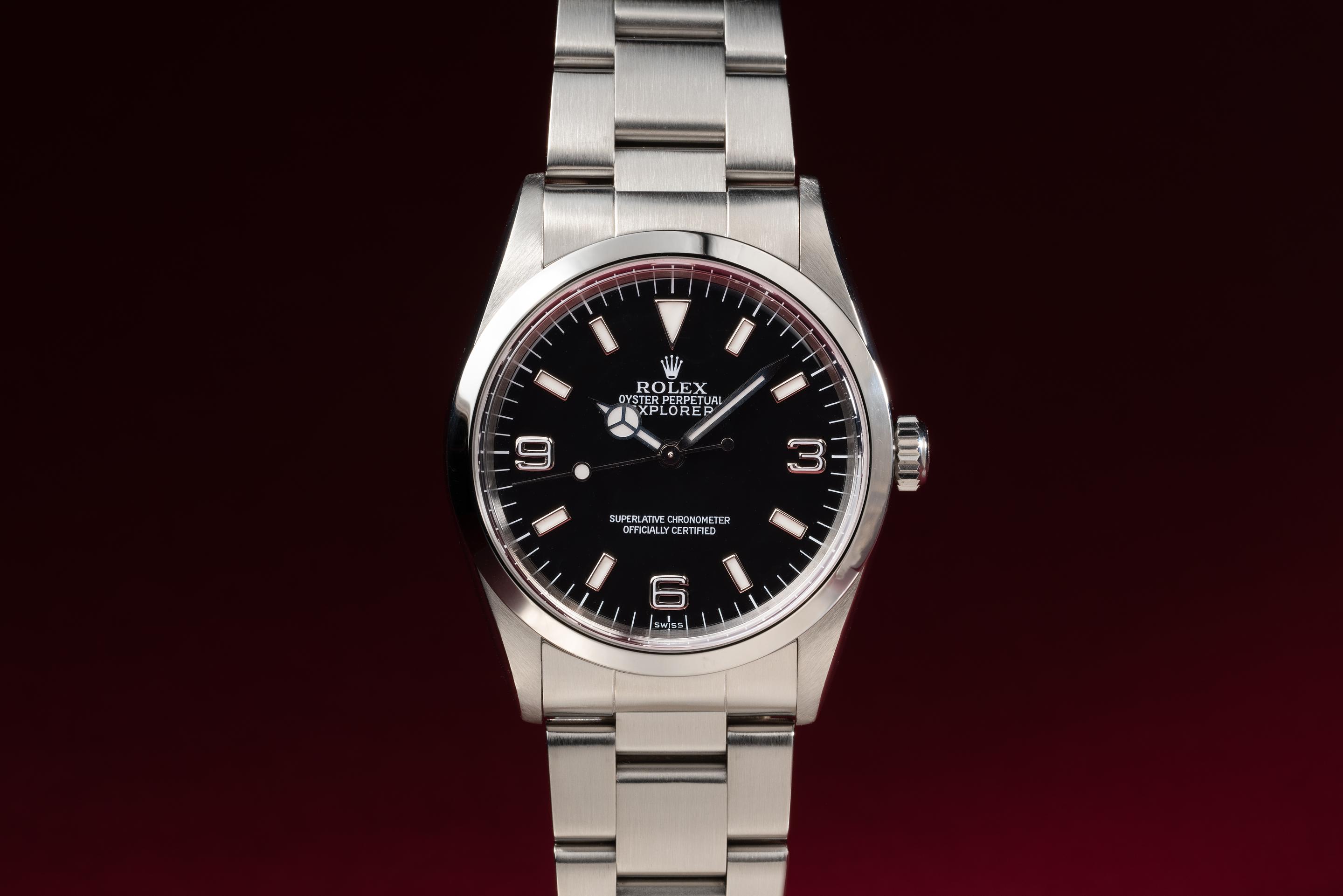 Rolex explorer outlet swiss only dial