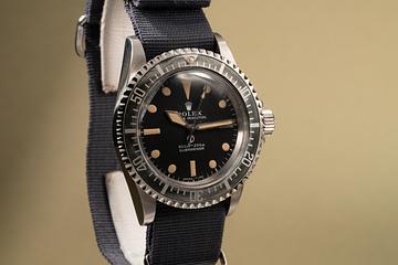 Tropical Watch 1972 Rolex Milsub 5513 with Service Papers