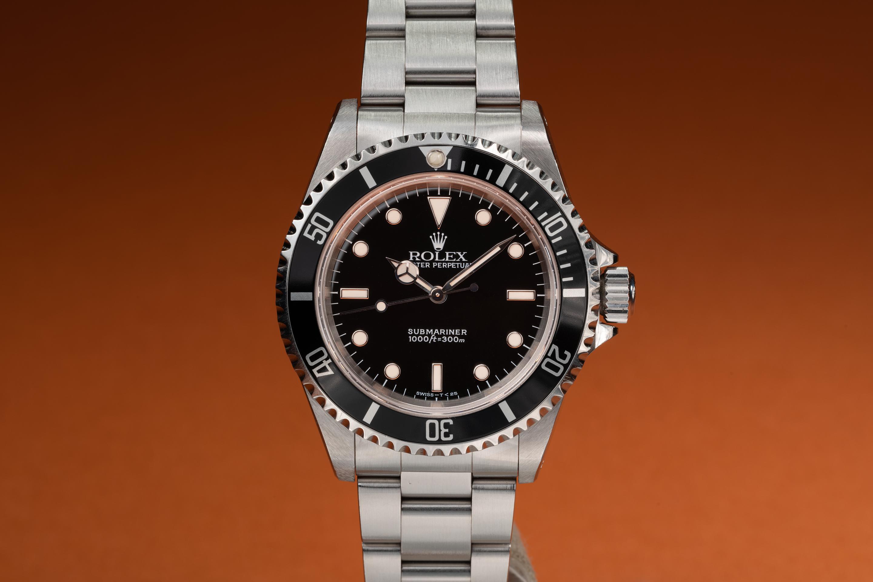 Rolex 14060 tritium hot sale