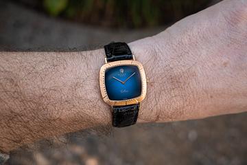 1976 Rolex 18K YG Cellini 4084 Blue Vignette Dial | Tropical
