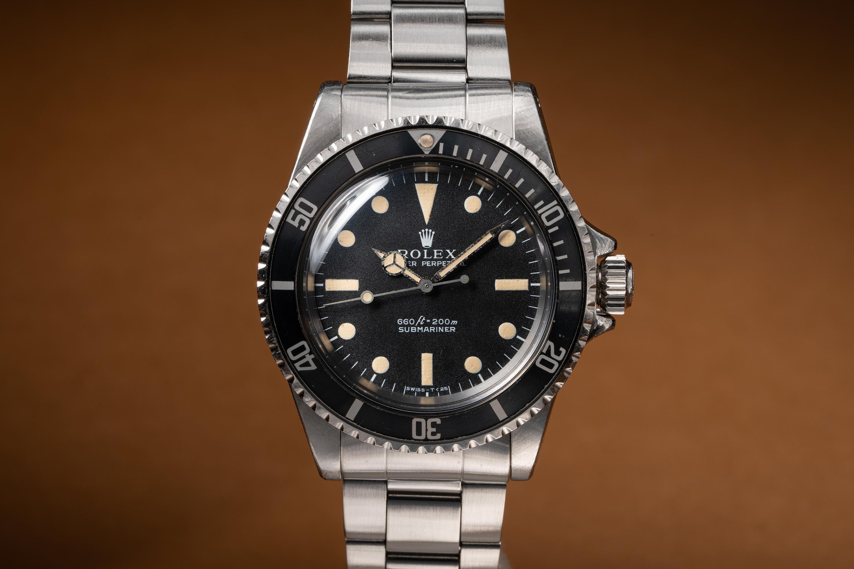 Tropical Watch 1972 Rolex Submariner 5513 Serif Dial