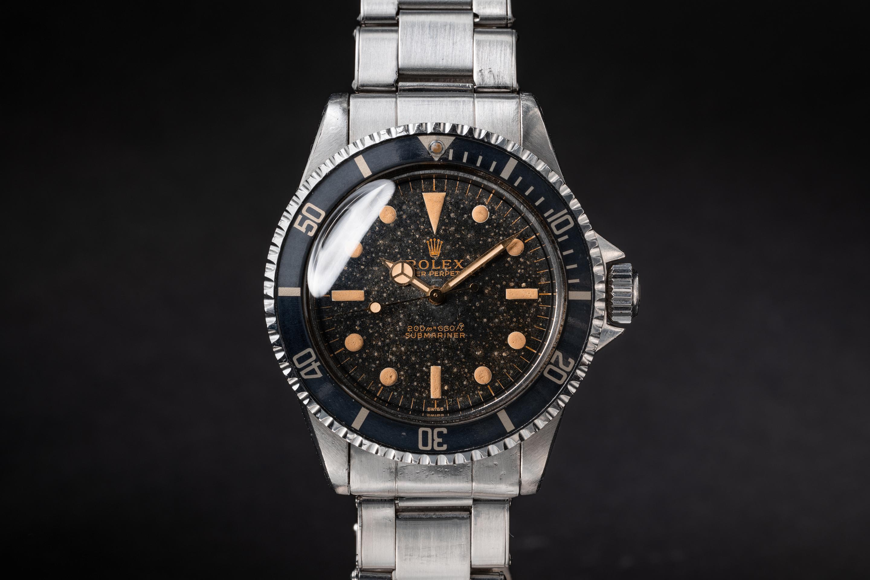 Tropical Watch 1963 Rolex Submariner 5513 with Gilt Underline Dial