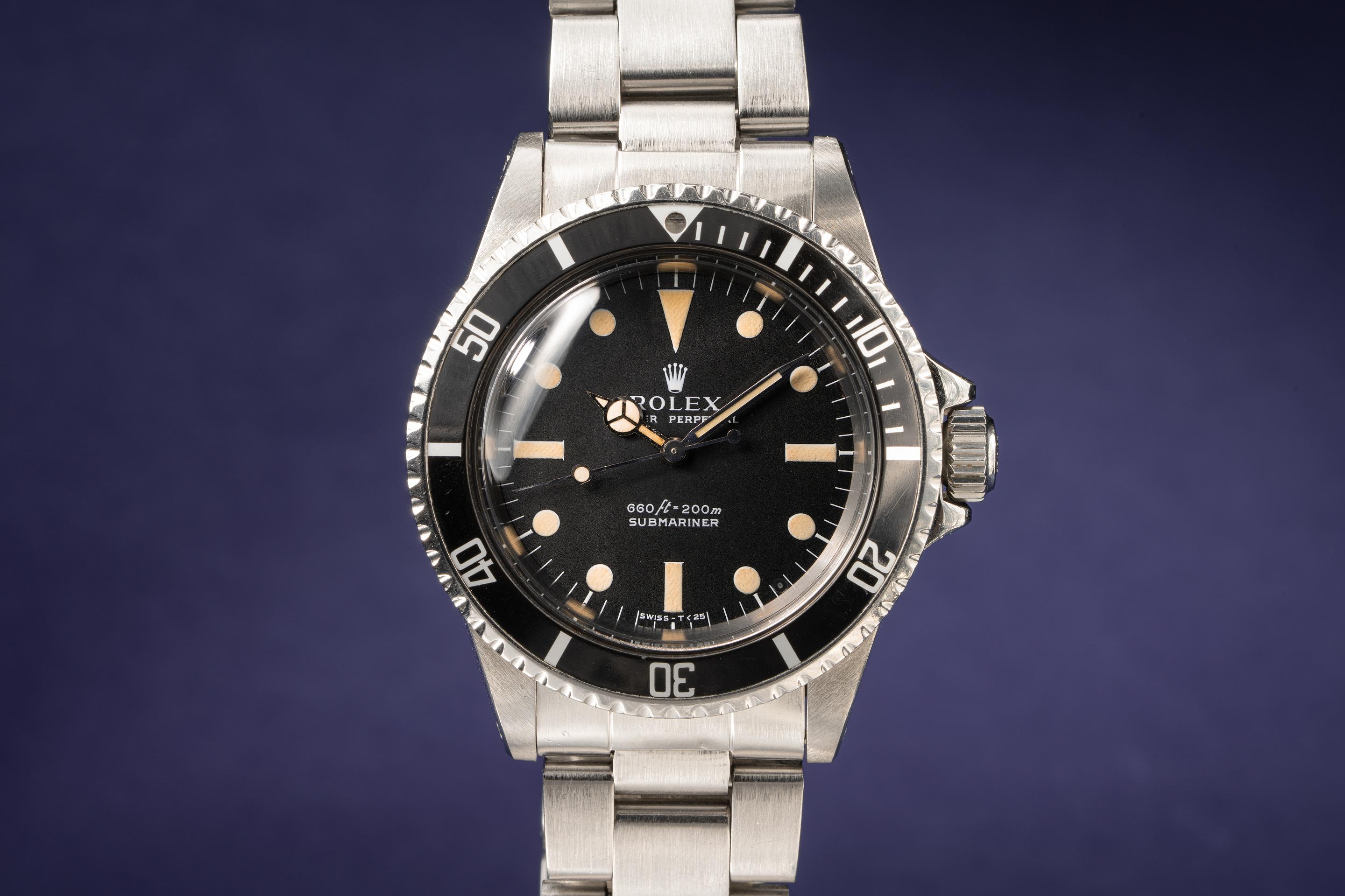 Tropical Watch 1975 Rolex Submariner 5513 Serif Dial