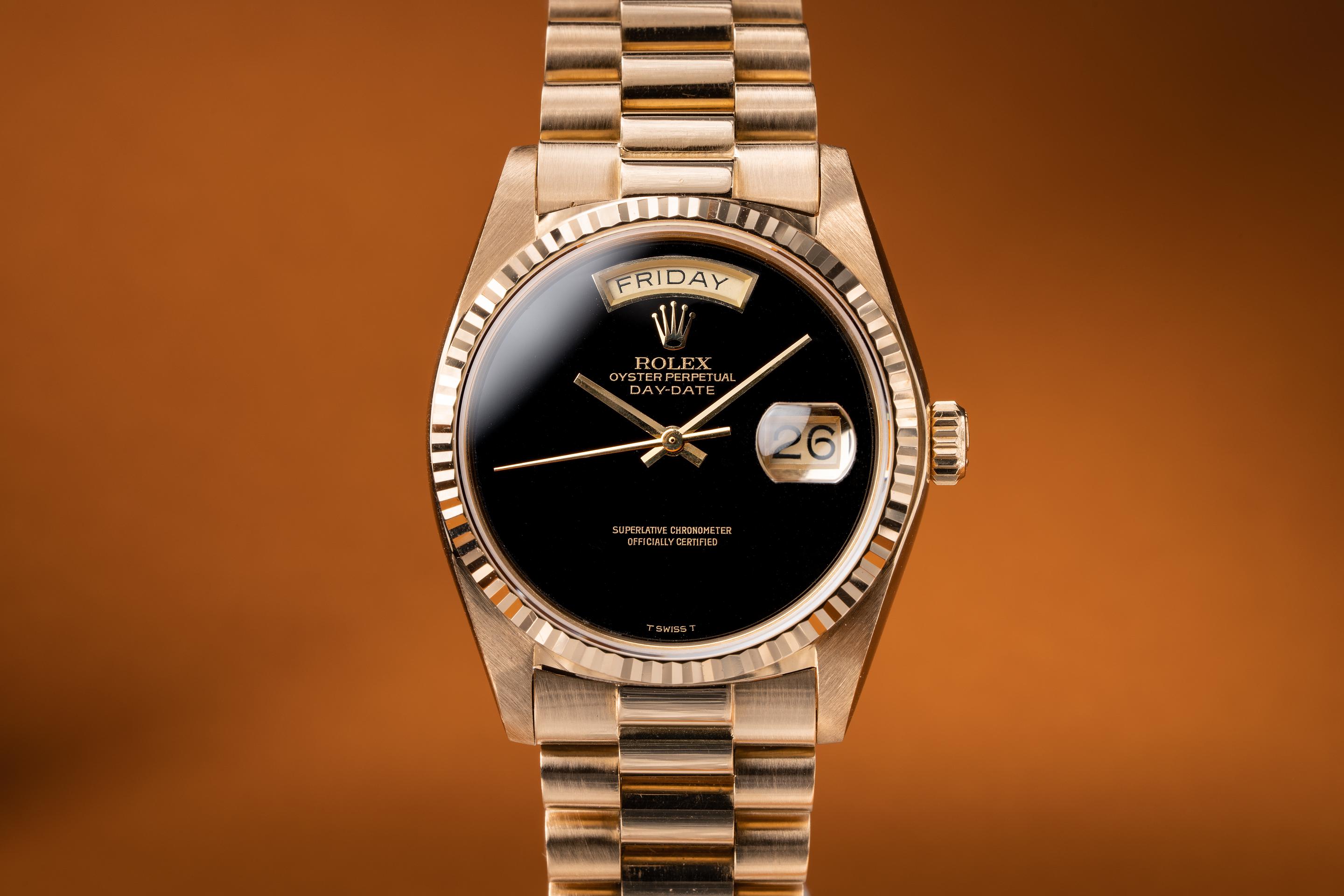 Rolex 18038 onyx outlet dial