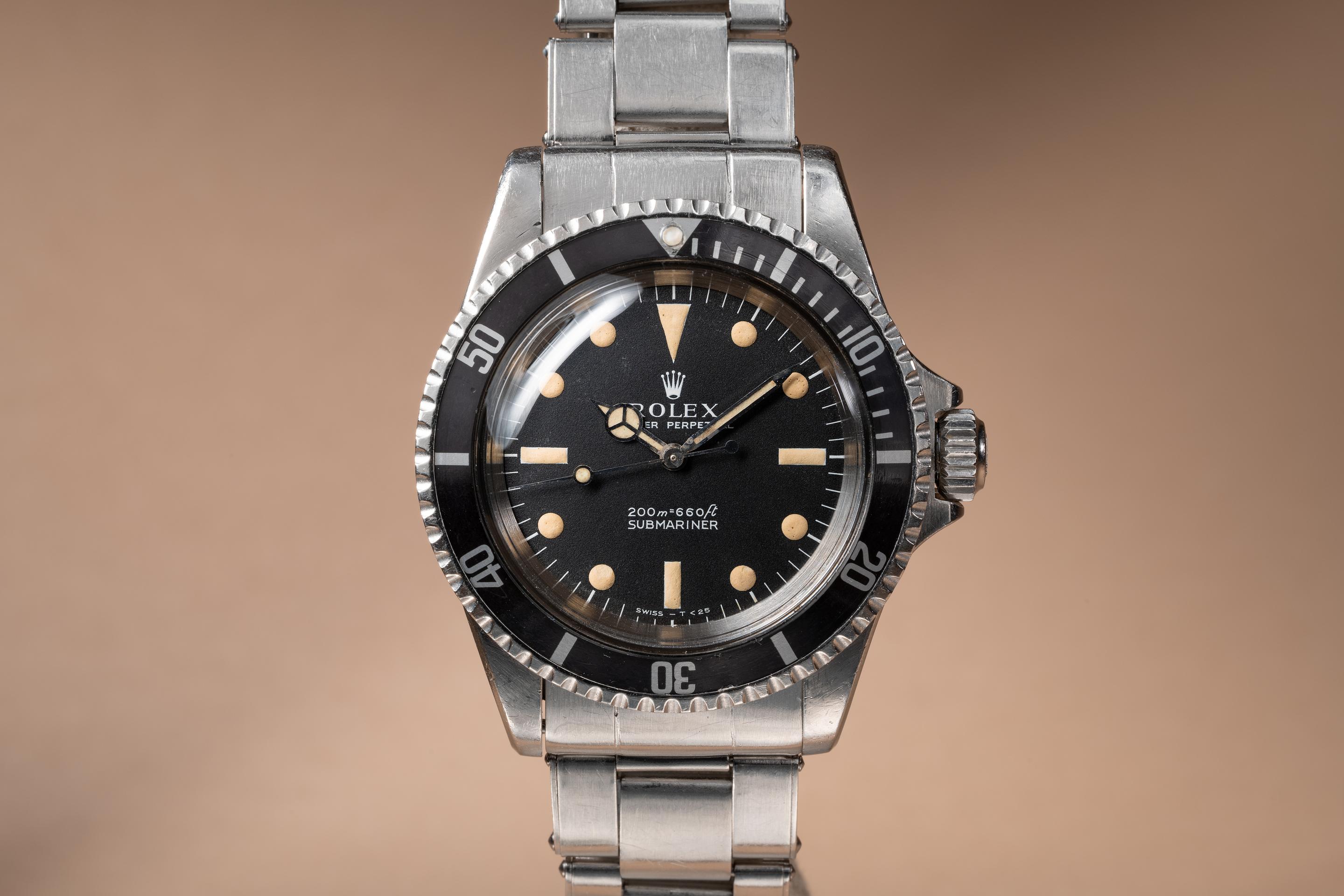 Tropical Watch 1967 Rolex Submariner 5513 Meters First Dial with