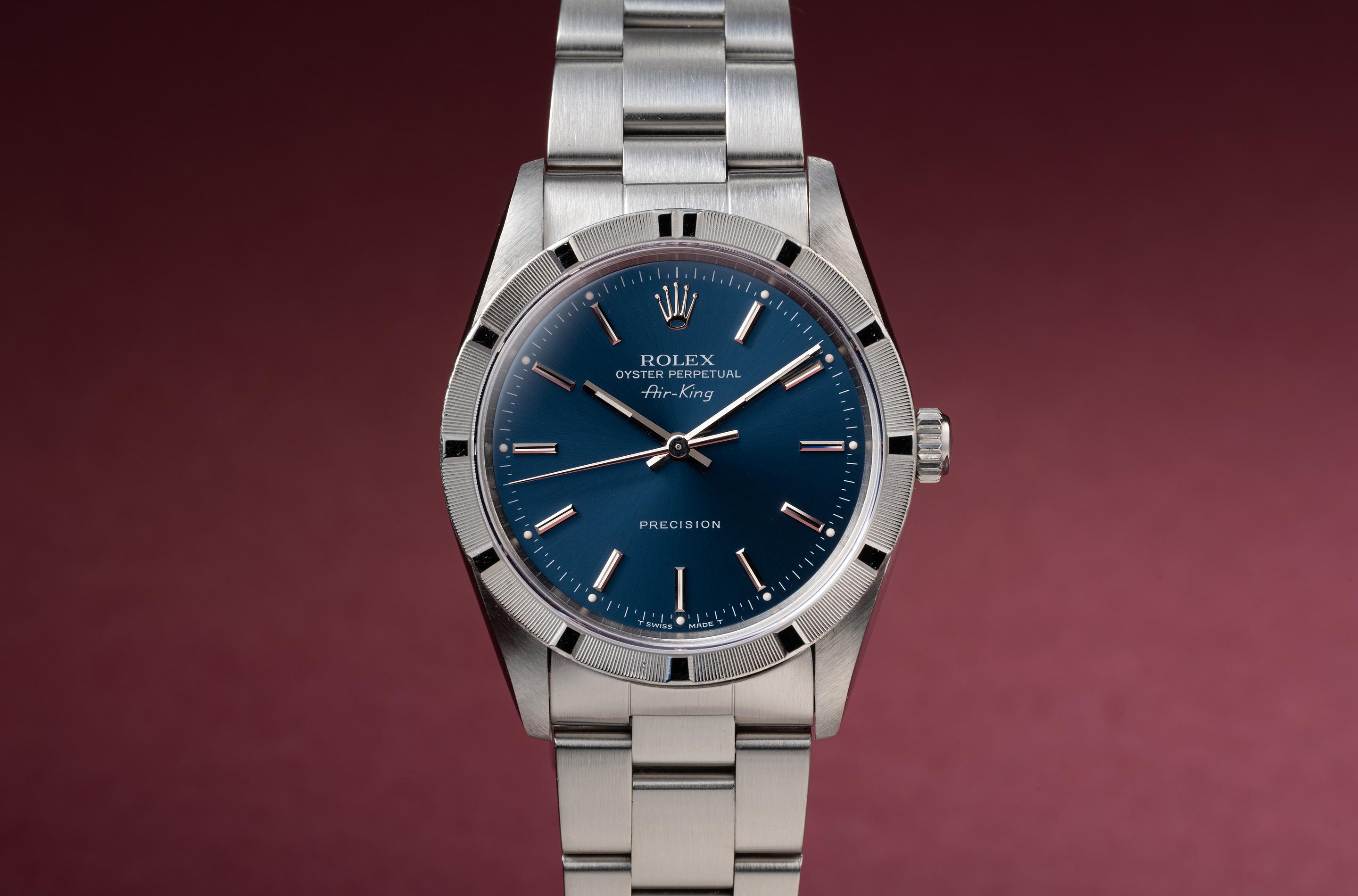 Rolex blue air on sale king