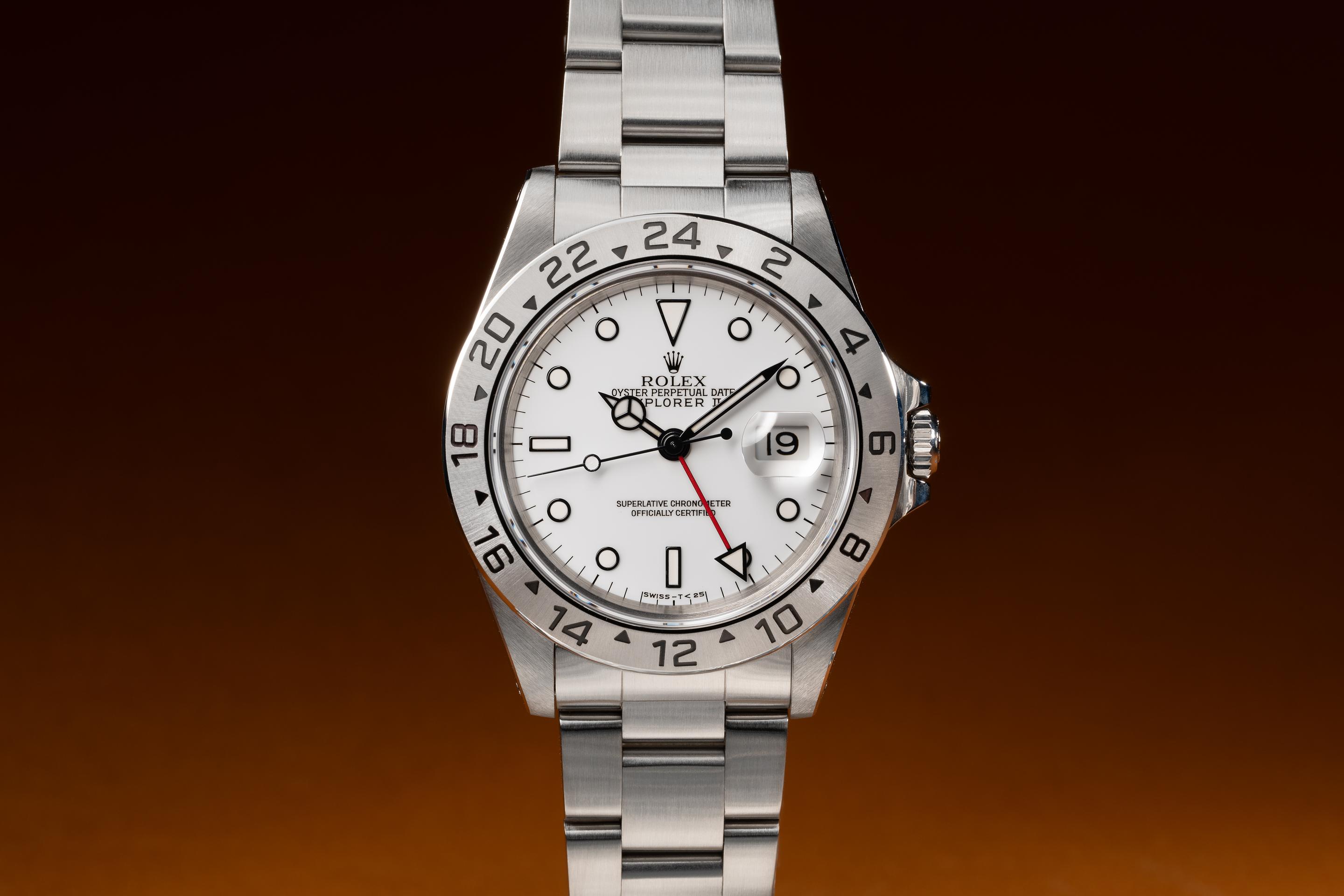 Tropical Watch 1994 Rolex Explorer II 16570 White Dial