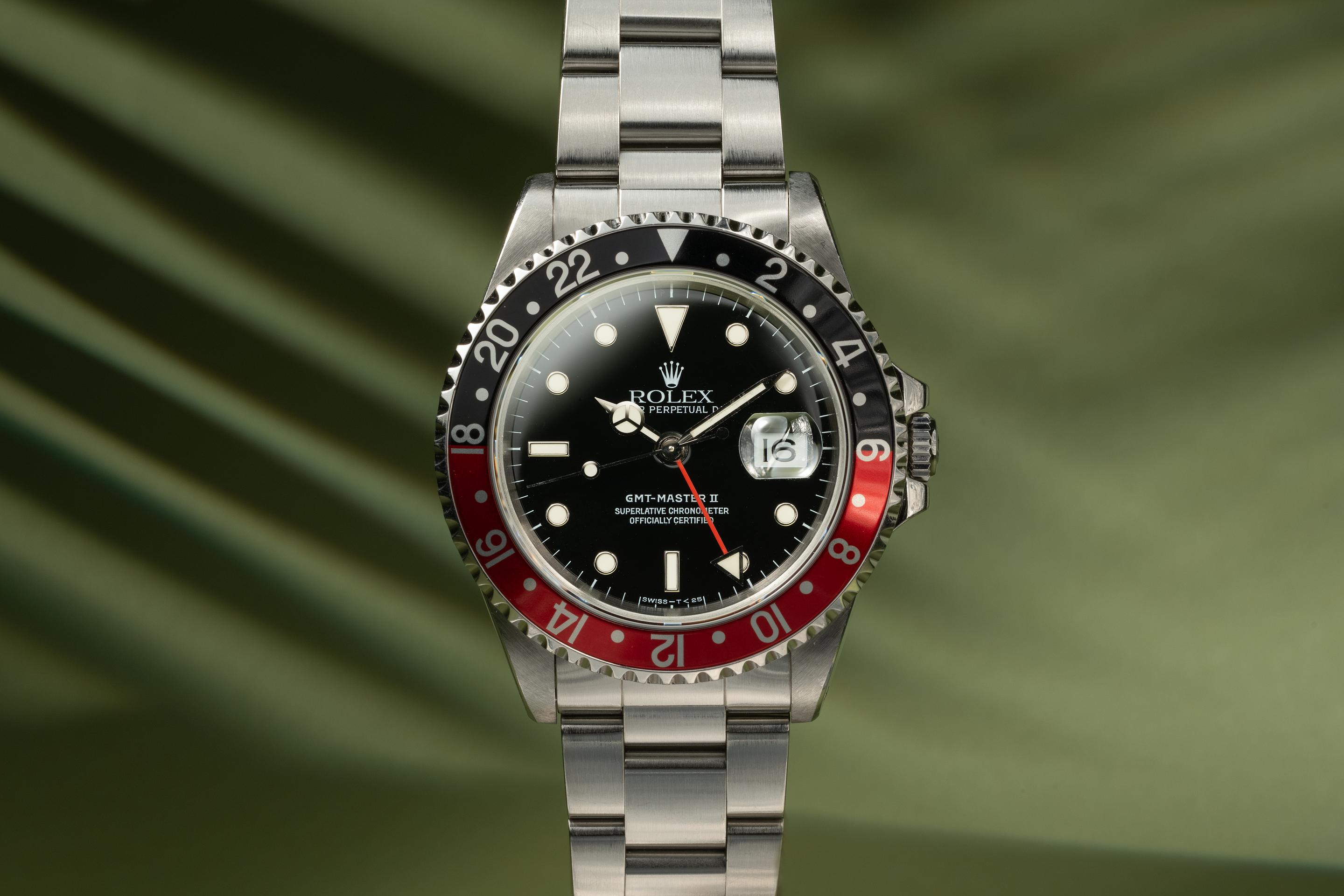 Tropical Watch 1996 Rolex GMT Master II 16710 with Papers