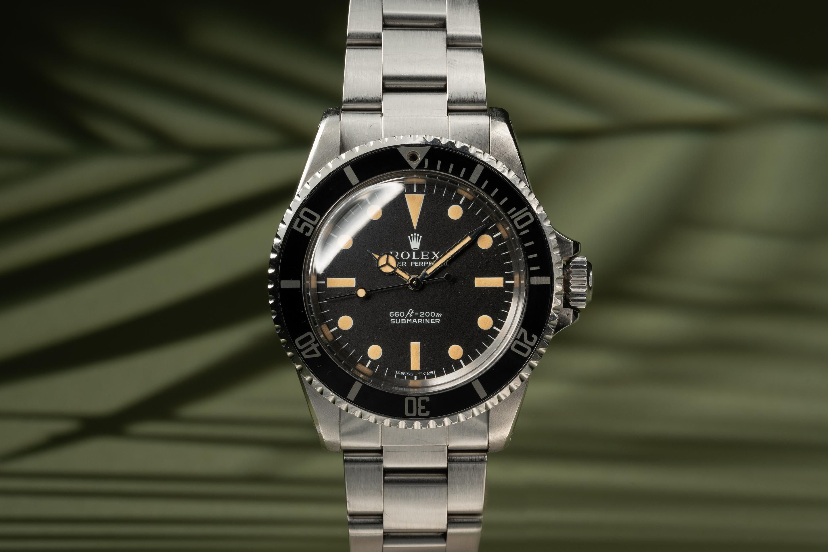 Tropical Watch 1972 Rolex Submariner 5513 Serif Dial