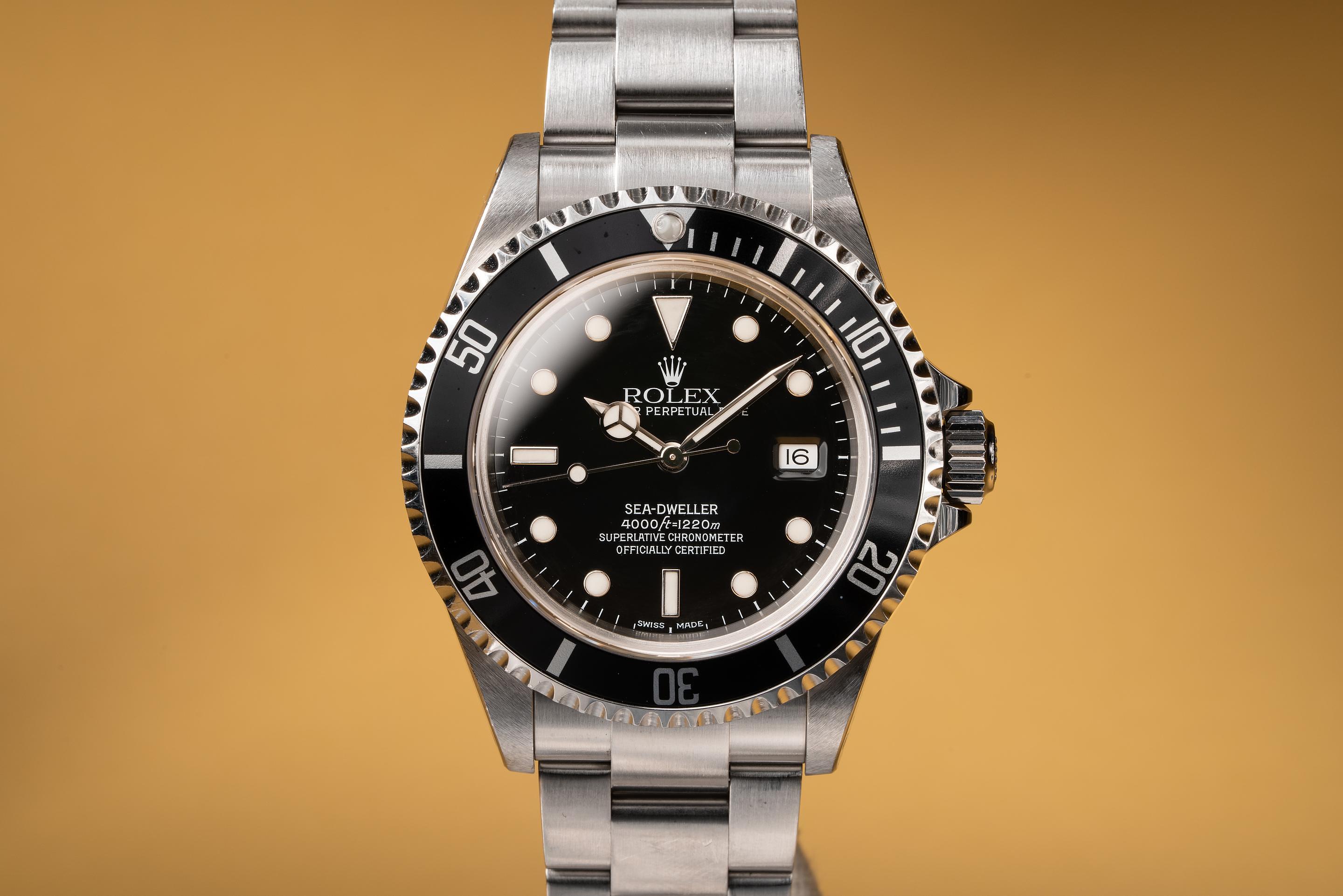 Tropical Watch 2001 Rolex Sea Dweller 16600 with Papers