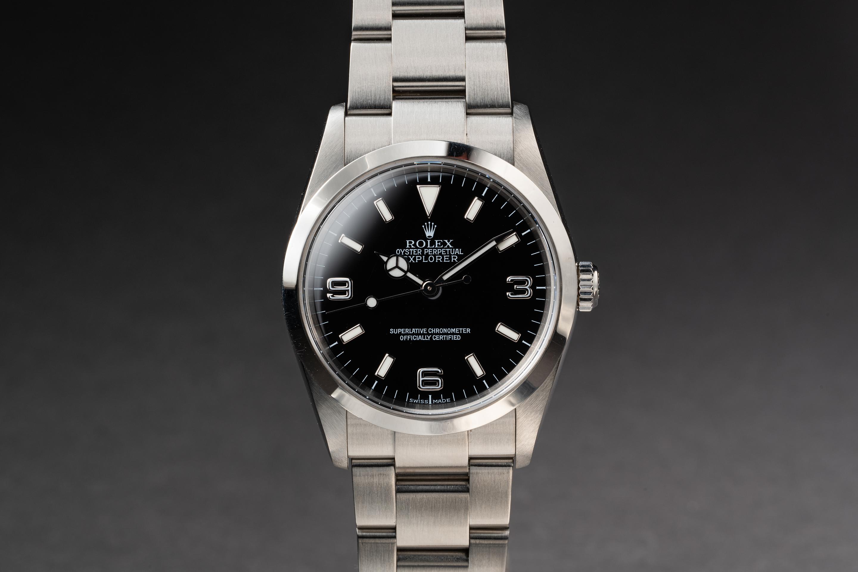 Tropical Watch 2003 Rolex Explorer 114270 with Papers